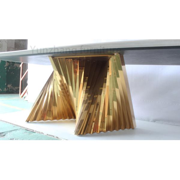 Luxury Modern Tempered Glass Top Dining Table With Durable Metal Base