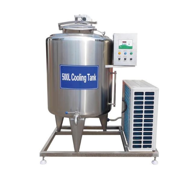 Factory Price 100L 500L 6000L Stainless Steel Dairy Juicer Raw Milk Cooling Tank in Dairy Processing Machine