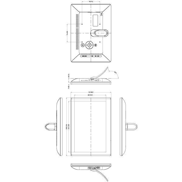 Wall Mounted 10.1 Inch All In One Tablet PC With Android 11 OS WIFI POE JR45 Port
