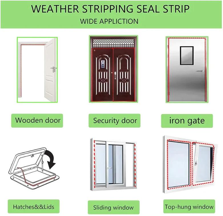 OEM ODM Custom Soft TPE Rubber Edge Trim Seal Strip Profile For Aluminum Windows Door