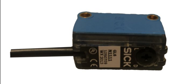 GL6-P1111 Sick PLC Miniature Photoelectric Sensor,Retroreflective,5m,Visible Red PNP Cable