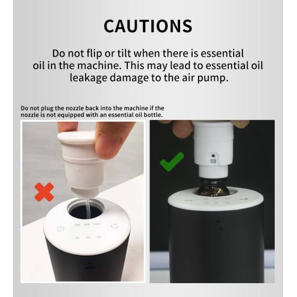 20ml Pure Essential Oil Waterless Nebulizing Diffuser