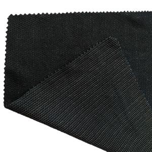 Buy cheap 165GSM 90% Nylon 10% Conductive Black Silver Knitted Fabric With Super Earthing product