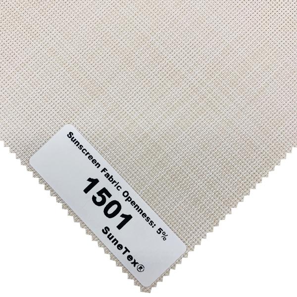 Outdoor 5% Openness Sunscreen Roller Blinds Fabric 29% Polyester 71% PVC