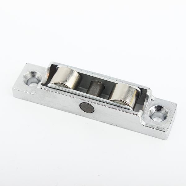 Single Roller UPVC Sliding Window and Door Hardware with Zinc Alloy Groove Pulley