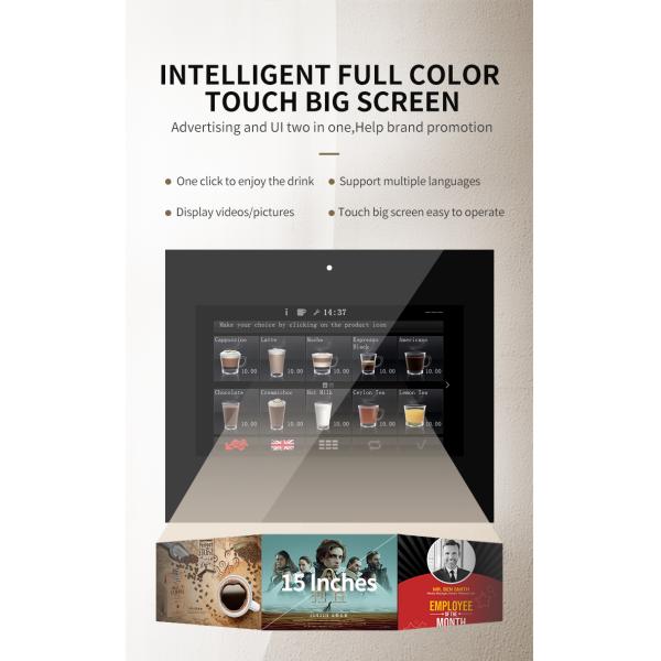 MACAS Instant Coffee Vending Machine Coffee Powder Vending Machine 220VAC