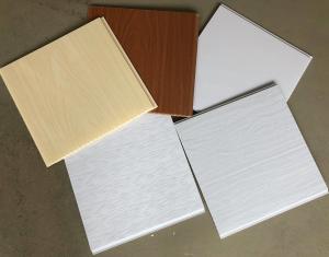 Buy cheap Laminate PVC Ceiling Board Pure White PVC Panel Matte White PVC Ceiling Wall Panel product