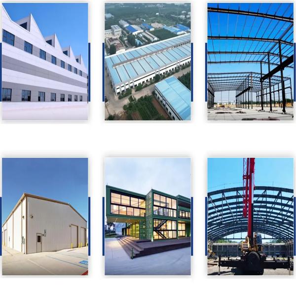 Custom Steel Structure Shed Fabrication Warehouse For Construction Building