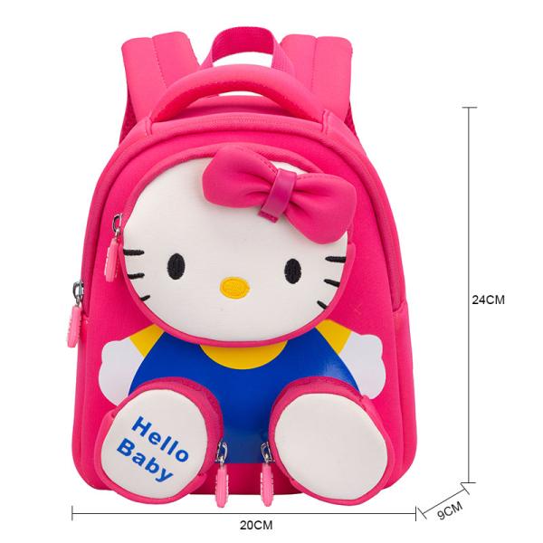 OEM 3D Cat Children Backpacks Kindergarten Schoolbag Children Animal Kids Backpack