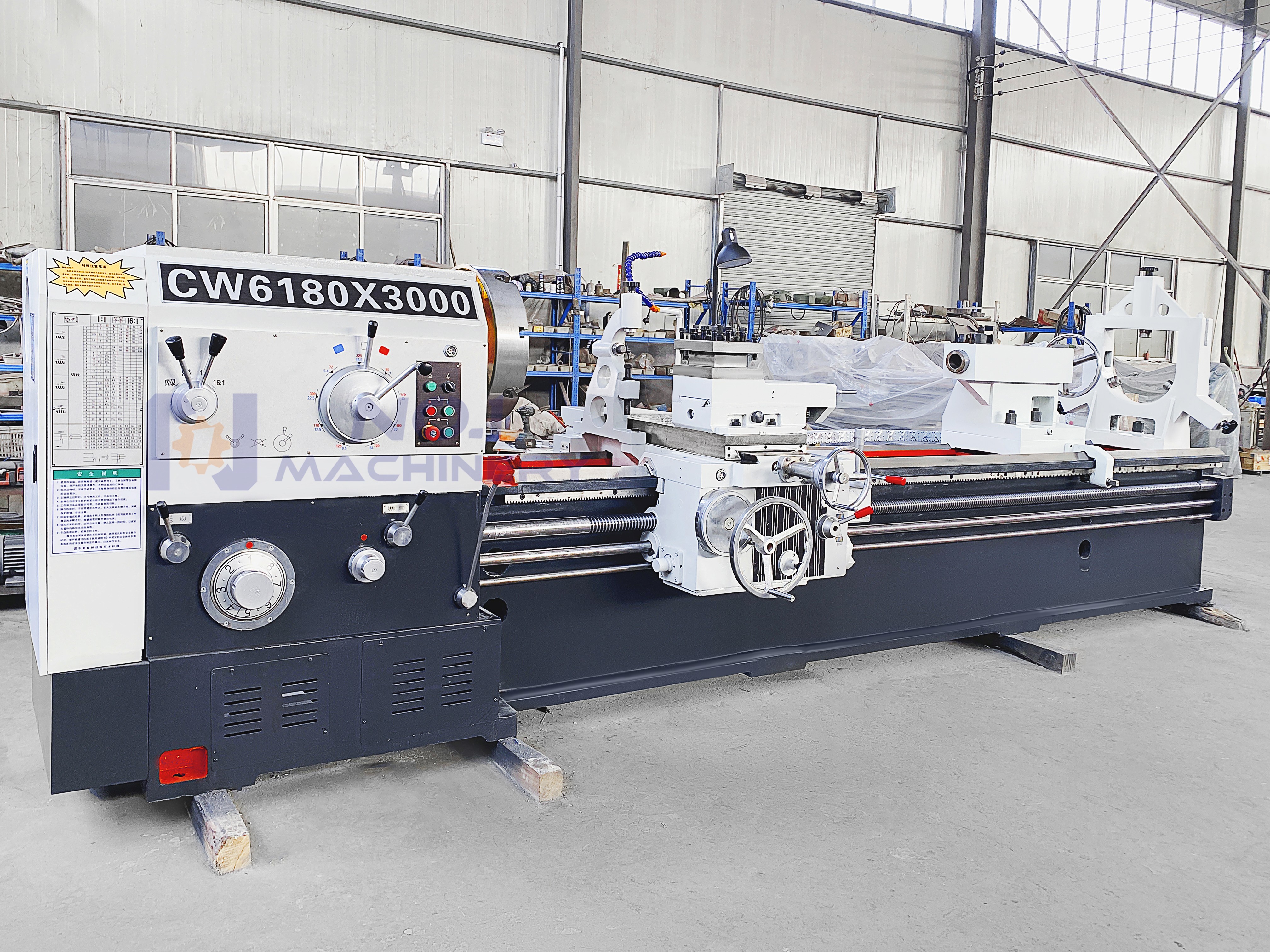 CW6180 Heavy Duty Metal Conventional Manual Lathe Machine 3000mm