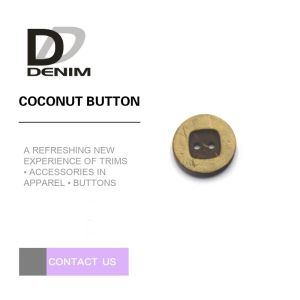 Buy cheap 16L Coconut Bulk Buttons 4 Holes With Square Engraved Design product
