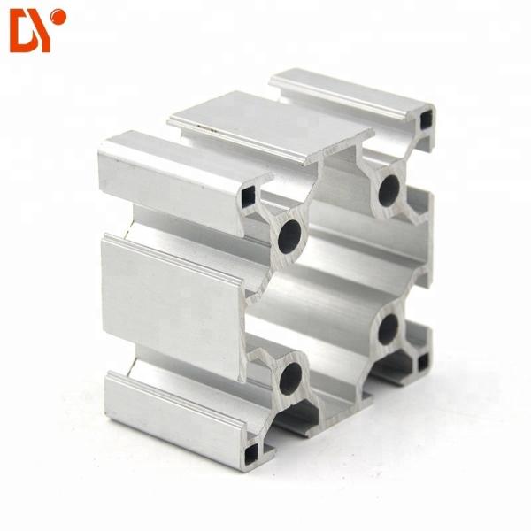 V Slot Structure Aluminium Extruded Sections , Customized Extruded Aluminum