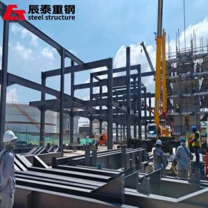 Lightweight High Rise Steel Frame Buildings Construction Steel Structure Grid