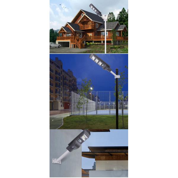 30w 60w 90w 120w LED Solar Powered Lights Integrated Motion Detector Street Lights