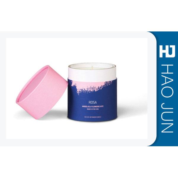 Popular Relax Candle Cardboard Candle Boxes With Lids And OPP Bags For Each Tubes