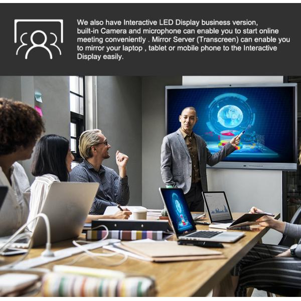 75 Inch 4K Multi Touch Smart Interactive Whiteboard