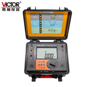 IEC61557 VICTOR 4105C Digital Ground Resistance Tester