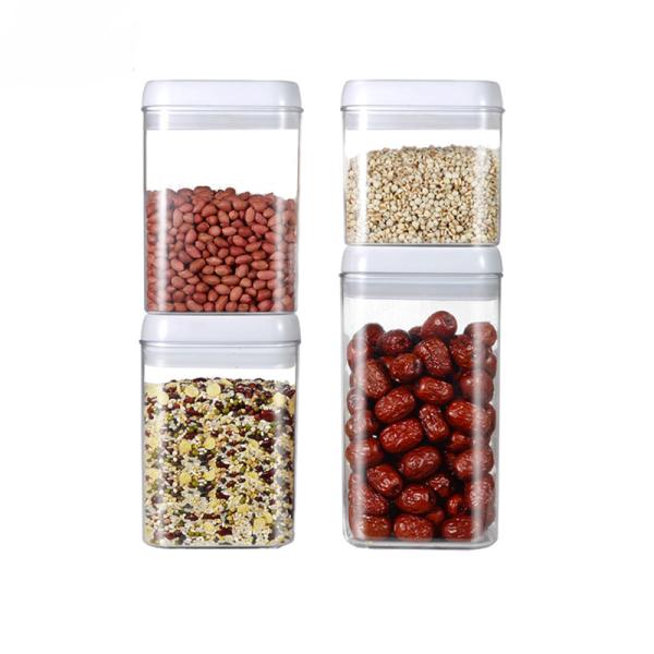 Easy Open Airtight Transparent Small Plastic Food Storage Container