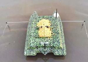 Buy cheap Remote Control Catamaran Bait Boat DEVC-308M3 camouflage ABS Engineering product
