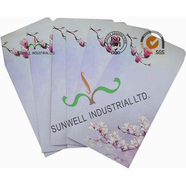 Kapok Flowers Custom Printed Envelopes , Custom Printed Shipping Envelopes