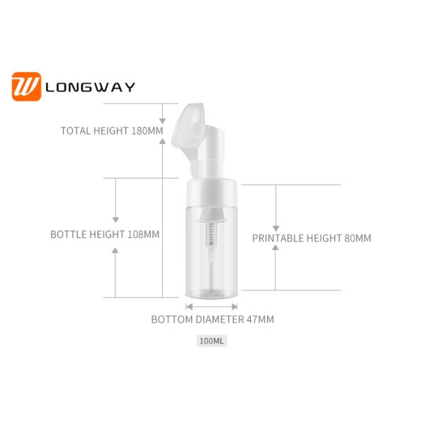 Facial cleanser plastic shampoo foam soap bottle Foam bottle dispenser empty Refillable bottle