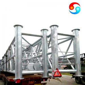 China Traffic Sign 35m Galvanized Steel Structures Tubular steel pipes Material on sale