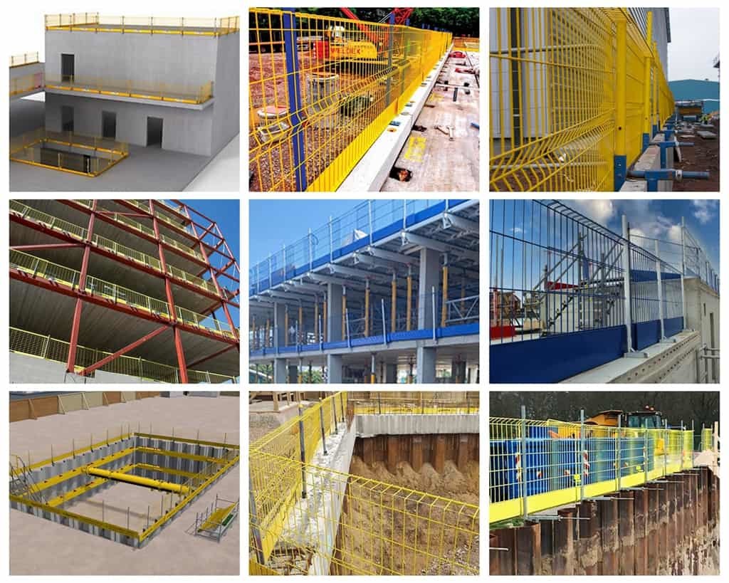 Galvanized Edge Protection Barrier Rust-Proof Coating Long-Lasting for Outdoor Use