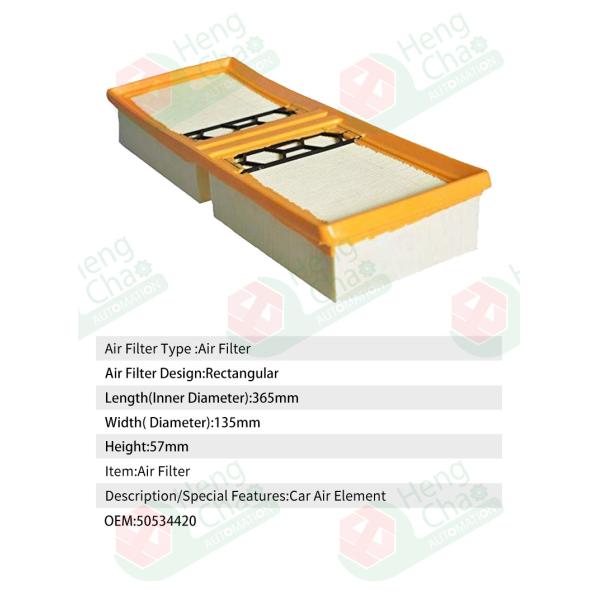 Automotive Filter OEM 50534420 Auto Air Filters Cartridge Production Machine Production