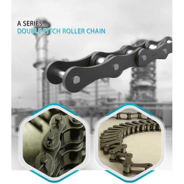 Alloy steel Double Pitch Roller Chain With Attachment