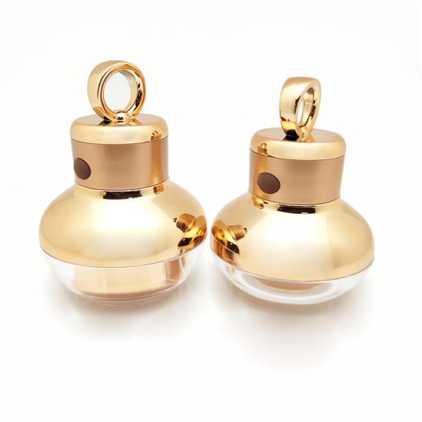 1oz Luxury Double Wall Face Cream Containers Cosmetic Massage Plastic Jar