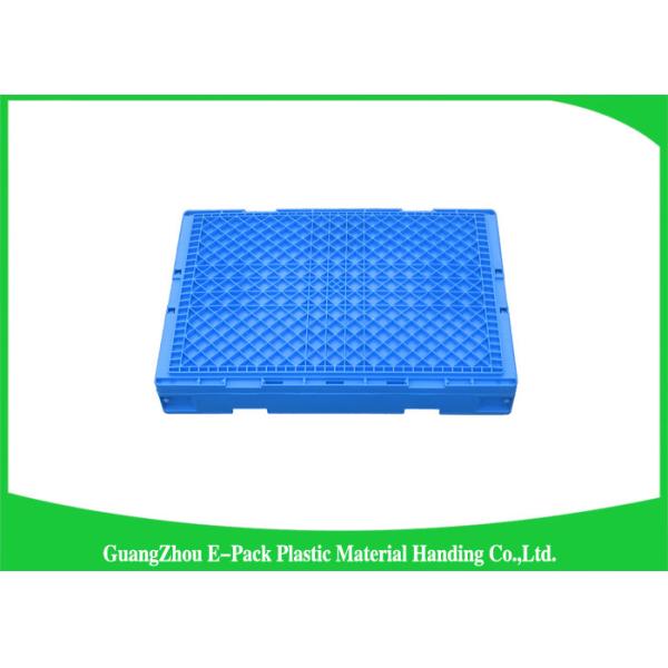 Solid Collapsible Storage Crate Moving Storage , Foldable Plastic Box Eco-Friendly