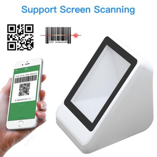 Industrial 32 Bit USB Payment QR Code Scanner Plessey UK Barcode Reader