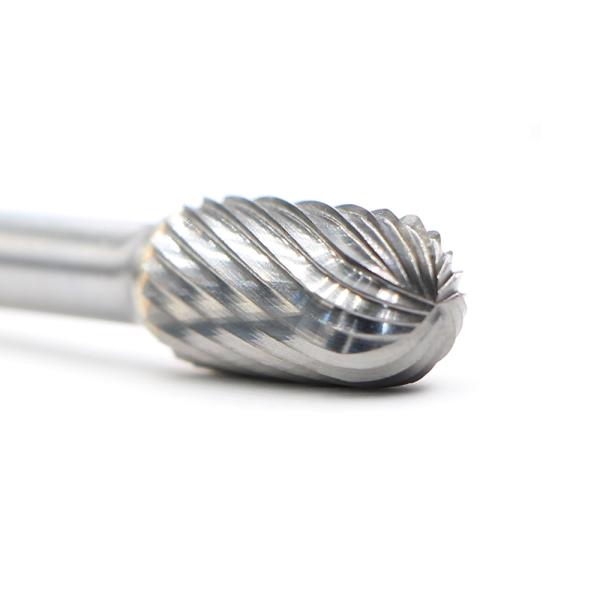 SC Single Cut Ball Nosed Cylinder Carbide Burr 10mm*20mm With 6mm Shank Dia.