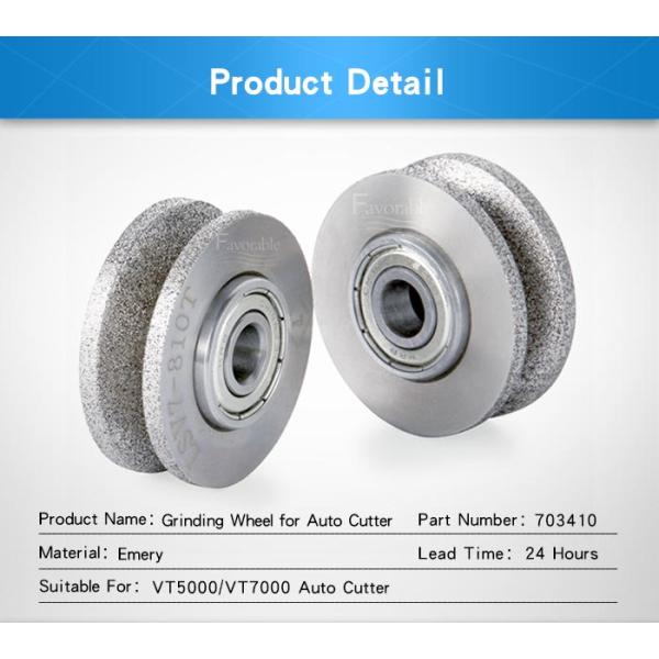 60 Grit 80 Grit Grinding Stone Wheel Sharpener Assy For Textile Cutter Machine