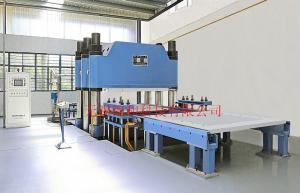 Buy cheap 1000-1500mm Vulcanized Rubber Mold Machine Press With Frame Columns product