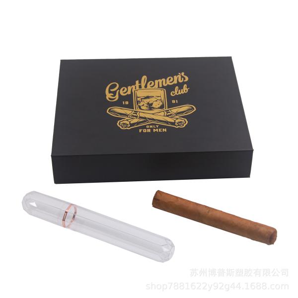 Custom Capacity Cigar Packaging Box Rigid Boxes Made of Eco-Friendly Cardboard Material
