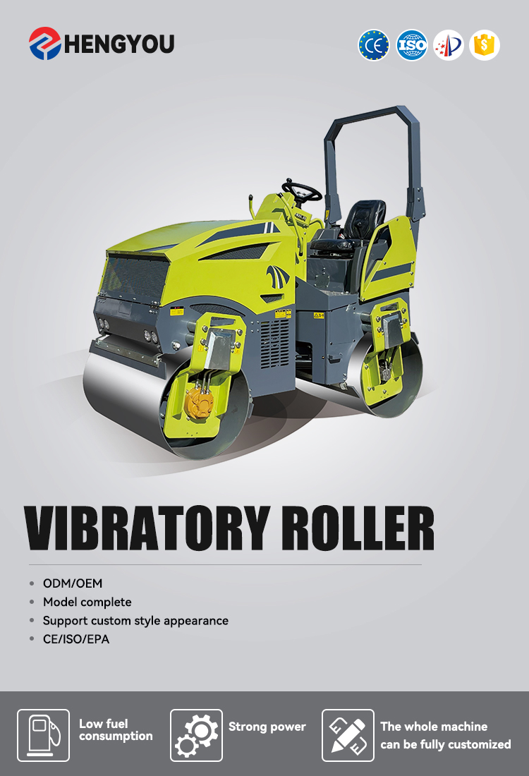 1 Ton 3 Ton 5 Ton diesel Road Roller Double Drum Roller Compactor Road Roller