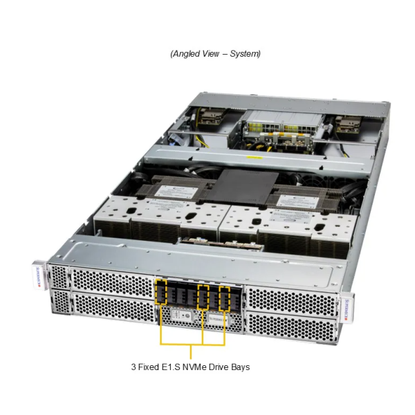 Supermicro ARS-221GL-NHIR 2U GPU Server With NVIDIA Grace™ Hopper Superchip Grace CPU H100 GPU