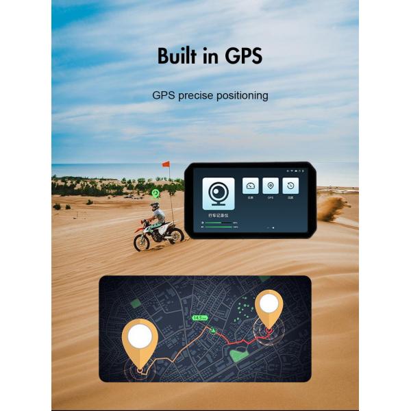 IP67 Waterproof 5 Inch IPS Screen Motorcycle GPS Navigation for CarPlay / Android Auto