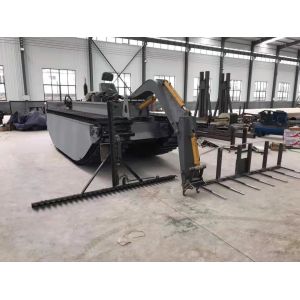 Amphibious Aquatic Weed Harvester water hyacinth reed harvesting cutting machine