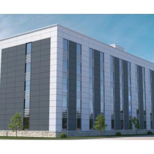 Q355B Welded Commercial Steel Building Q235 Prefabricated Office Construction