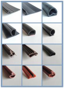 Buy cheap Acid Resistant EPDM Rubber Extrusion For Water System , Custom Rubber Extrusions product