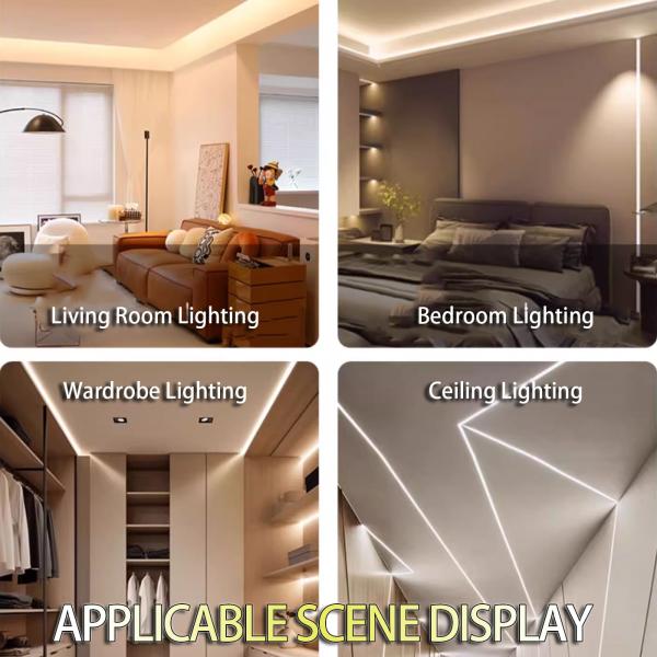 Super Bright LED Light Strip For Home Living Room Ceiling Atmosphere Self-Adhesive Light Strip