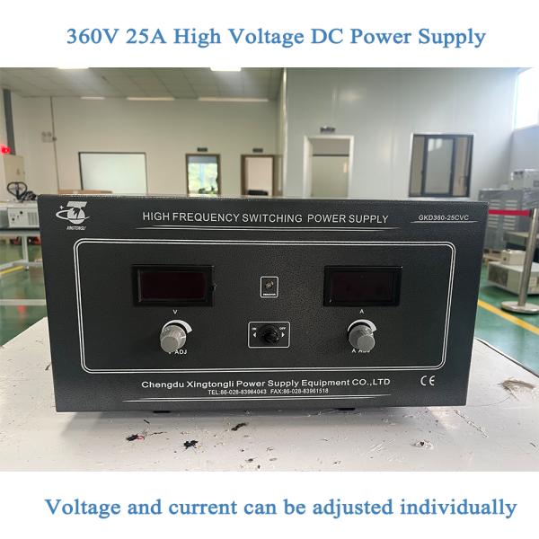 High Voltage Anodizing Rectifier 360V 25A Voltage Current Individually Adjustable Plating Rectifier