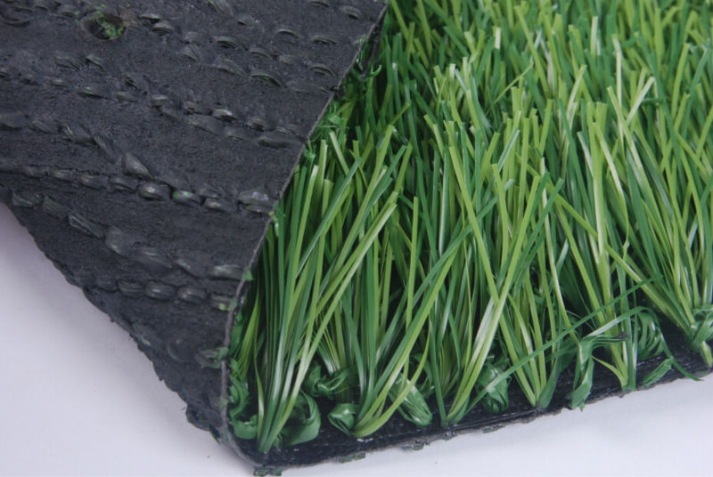 PE Material Synthetic Football Green Artificial Turf With Stitch Rate 140 Stitches/M 50mm Pile Height MOQ 1000sqm