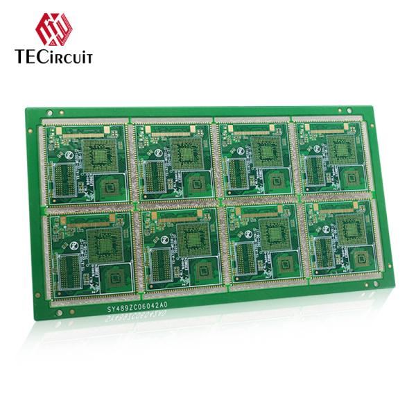 OEM Multilayer Printed Circuit Board RIGID PCB Semi Metalized Trough On Four Sides
