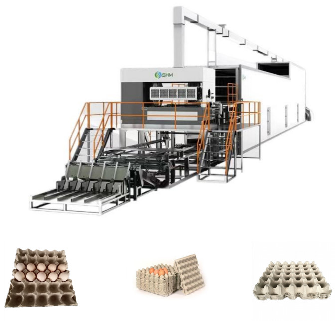 Buy cheap Egg Tray Making Machine Industrial Automatic Tray Former product