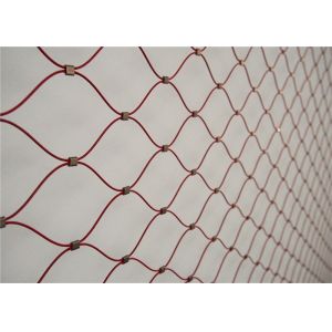 Buy cheap 1.6mm Sus304 Stainless Steel Cable Mesh 100x100mm High Tensile product