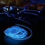 3m Modified Car Lights EL Cold Light Line With USB DIY T Dashboard Console LED