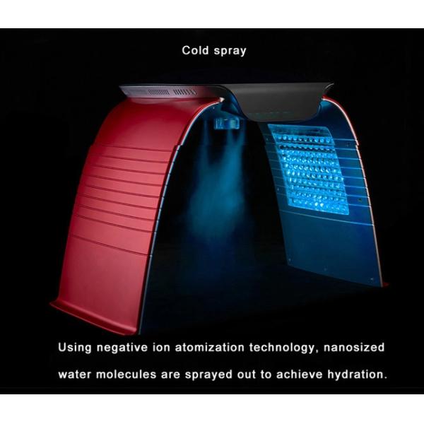 Portable Facial Beauty PDT LED Light Therapy Machine ABS Material